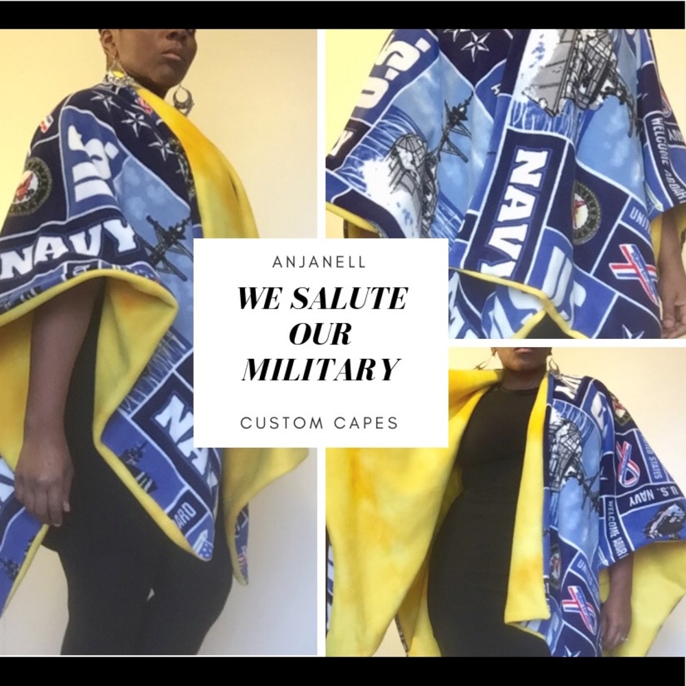 Military Themed Fleece Capes - Picture 8 of 8